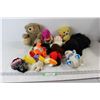 (12) Assorted Kids and Animal Stuffies Plushies, R&M Racing Glove
