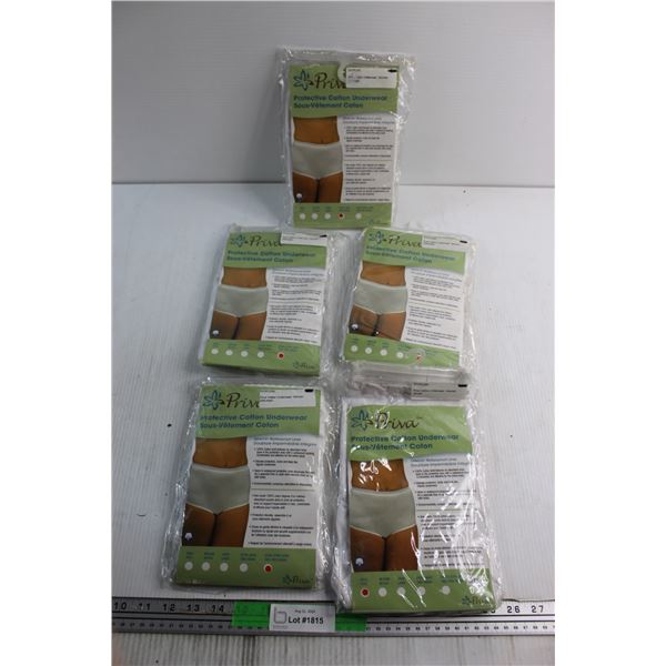 (5) Priva Protecting Cotton Underwear - Size S, XL and XXL
