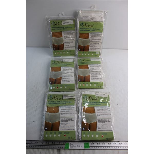 (5) Priva Protecting Cotton Underwear - Size S, M, L and XXL