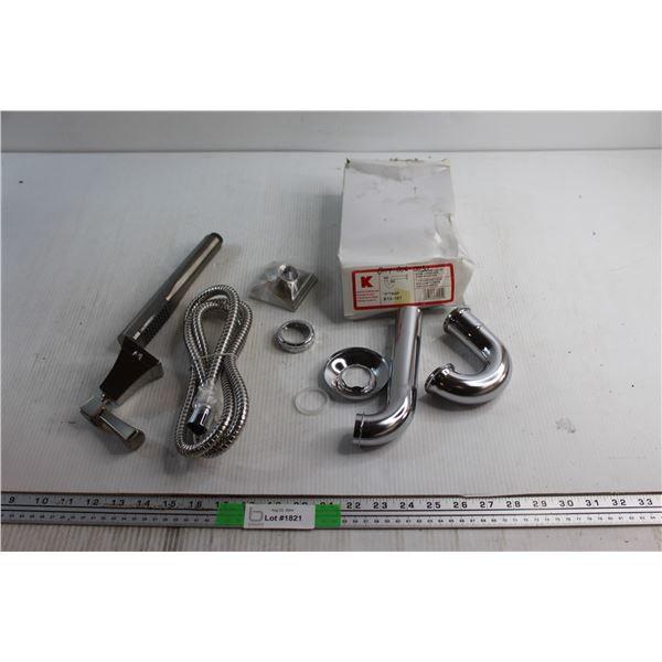 Luxart Personal Shower Trim with Diverter and 1-1/4 Chrome 22GA Shallow Flange