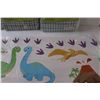 Image 4 : Lot: Newborn Baby Onesies (NIB), Dinosaur Wall Decor Sticker Set, (3) Meal Aprons, Bunion Care Kit,