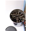 Image 2 : Assorted Bolts in Container & Assorted Hardware in Metal Box