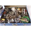 Image 4 : Assorted Bolts in Container & Assorted Hardware in Metal Box