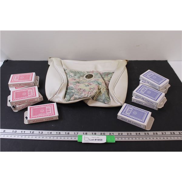 Women's Purse & (10) Decks of New Playing Cards