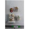 Image 1 : (3) Cherished Teddies and Precious Moments Figurines