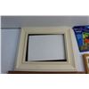 Image 5 : (5) Assorted Photo Frames 17'' x 14'' and (2) Innobella Photo Paper