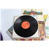 Image 7 : (9) Assorted Vinyl Records and Assorted Kids Records
