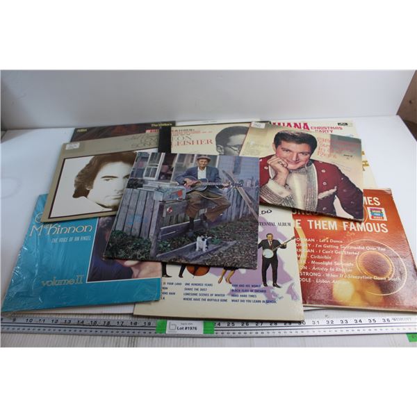 (10) Assorted Vinyl Records - Catherine McKinnon, ABBA and Neil Diamond