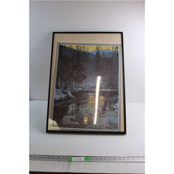 1985 National Parks Centennial Print 28'' x 20''