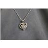 Image 2 : 925 Silver Necklace with Crystal - Authenticity Not Guaranteed