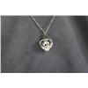 Image 4 : 925 Silver Necklace with Crystal - Authenticity Not Guaranteed