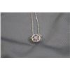 Image 2 : 925 Silver Necklace with Crystal - Authenticity Not Guaranteed
