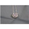 Image 3 : 925 Silver Necklace with Crystal - Authenticity Not Guaranteed