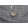 Image 4 : 925 Silver Necklace with Crystal - Authenticity Not Guaranteed