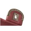 Image 9 : Chanel Burgundy Lambskin Chain Flap Shoulder Bag