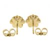 Image 3 : NEW 14K Yellow Gold 0.76 ctw European Diamond Buttercup Prong Flower Stud Earrin
