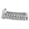 Image 6 : Rolex Ladies Stainless Steel Silver Index White Gold Fluted Bezel Date Watch