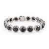 30.67 ctw Fancy Black Diamond and 4.34 ctw Diamond 14K White Gold Bracelet