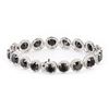 Image 2 : 30.67 ctw Fancy Black Diamond and 4.34 ctw Diamond 14K White Gold Bracelet