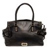 Valentino Black Leather Bow Convertible Handbag