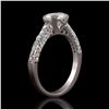 Image 3 : 1.30 ctw Diamond 18KT White Gold Ring