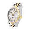 Image 3 : Rolex Mens Two Tone Sapphire Quickset Silver Jubilee Diamond Dial Datejust With