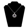 Image 3 : 36.64 ctw Amethyst and 2.18 ctw White Sapphire Silver Pendant/Necklace