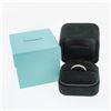 Image 1 : Tiffany & Co. 18k Yellow Gold 1 ctw Channel Round Diamond Wedding Band Ring w/ B