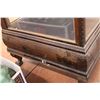 Image 11 : * Antique 1/4 Cut Oak General Store Display Case - Beveled Glass, Lions Paw Feet - No Brackets or Sh