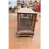 Image 4 : * Antique 1/4 Cut Oak General Store Display Case - Beveled Glass, Lions Paw Feet - No Brackets or Sh