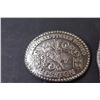 Image 2 : (2) Hesston Nationals Rodeo 1984 & 1985 Belt Buckle