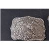 Image 2 : (2) Hesston Nationals Rodeo 1986 & 1987 Belt Buckle