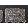 Image 3 : (2) Hesston Nationals Rodeo 1986 & 1987 Belt Buckle