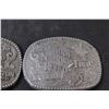 Image 3 : (2) Hesston Nationals Rodeo 1990 & 1991 Belt Buckle