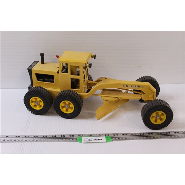 Tonka Road Grader Metal Toy