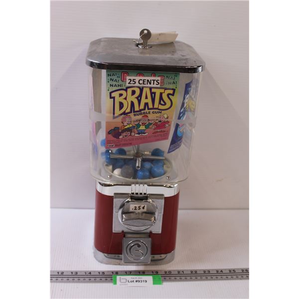 Gum Ball Machine - 16" x 8"