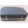 Image 6 : Blue Vintage Suitcase - 24" x 16" x 6"