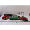Image 1 : Canadian National Train & Lionel Train Cars w/Lamp & Crossing Signs