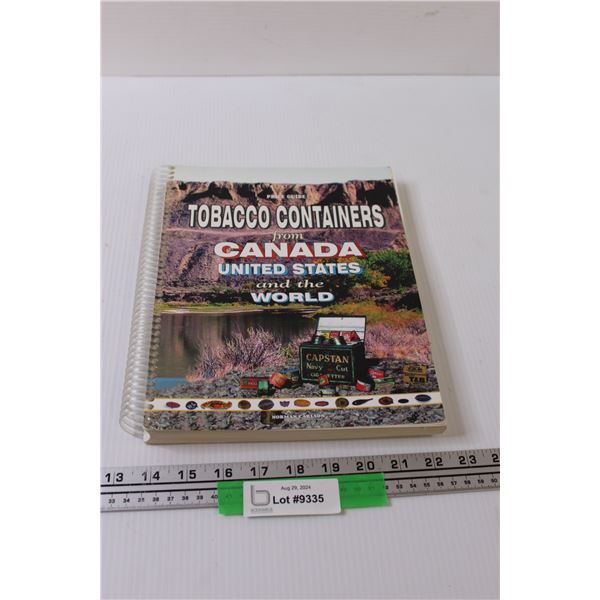 Tobacco Containers from Canada, United States & The World Collector's Book