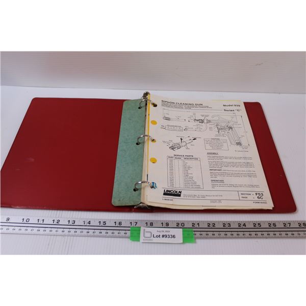 Vintage Various Owners/Maintenance Manuals in Shell Binder