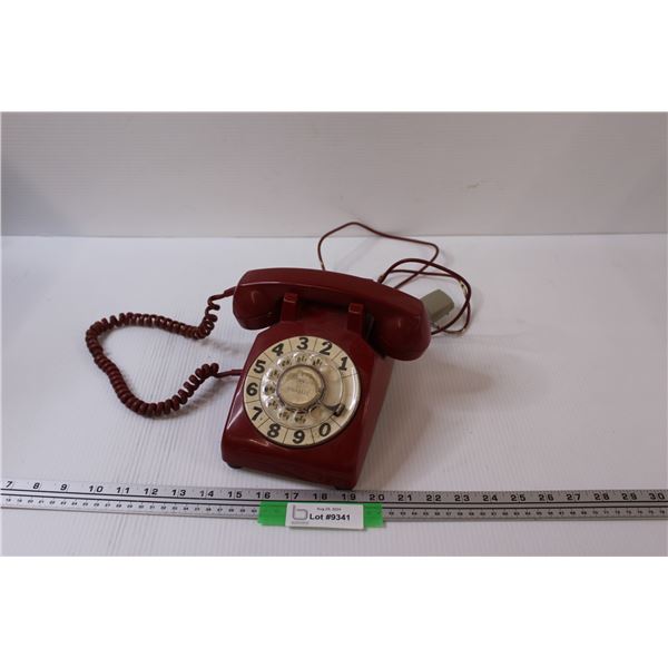 Northern Electric Rotary Phone - Red
