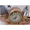 Image 3 : Lanshire Pink Sail Boat Clock - Electric - 16" x 13"