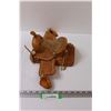 Image 1 : Toy Leather Saddle - 9" Long