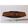 Image 1 : Leather Show Belt - 17" Long x 5" Wide