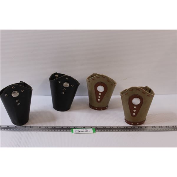 (4) Cuffs/Gauntlets - 6.5" Tall & 3"Diameter on Bottom of Cuff