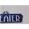 Image 3 : Theater Metal Sign - 3" x 8"