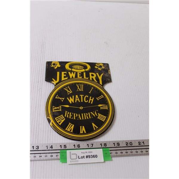 Watch Repair Metal Sign - 5.5" x 8"