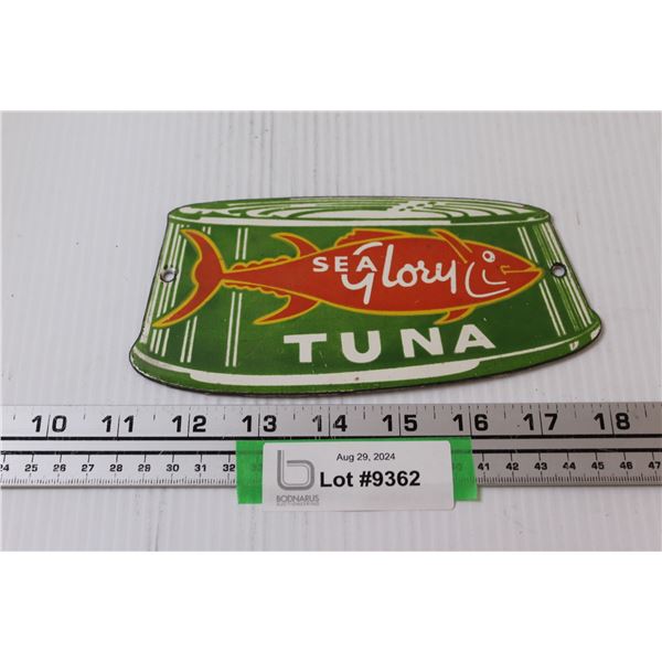 Tuna Metal Sign - 3.5" x 7"