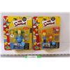 Image 1 : The Simpsons: Busted Krusty The Clown / Rod & Tod Flanders Figurine Set