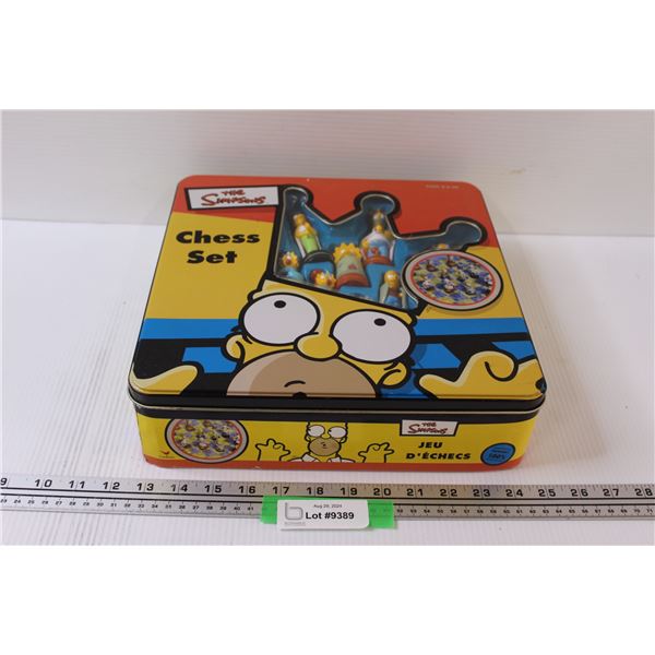 The Simpsons Chess Board Game Set